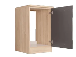 Respekta Küchen-Spülenunterschrank Merle 50 cm Grau