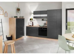 Respekta Küchen-Spülenunterschrank Merle 50 cm Grau