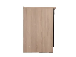 Respekta Küchen-Spülenunterschrank Merle 100 cm Schwarz