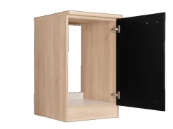 Respekta Küchen-Spülenunterschrank Merle 50 cm Schwarz