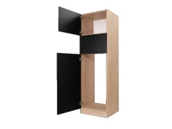 Respekta Küchen-Umbauschrank Merle 60 cm Schwarz