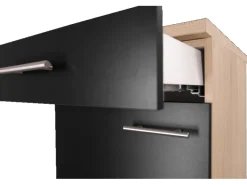 Respekta Küchen-Unterschrank Merle 50 cm Schwarz