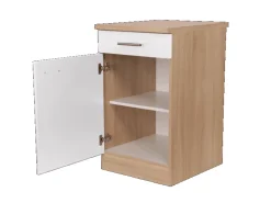 Respekta Küchen-Unterschrank Merle 50 cm Weiß