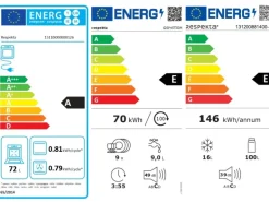 Respekta Küchenzeile 205 cm Schwarz-Eiche York