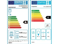 Respekta Küchenzeile Anton 240 cm Lärche Weiß matt