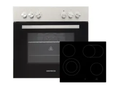 Respekta Küchenzeile Anton 310 cm Lärche Weiß matt