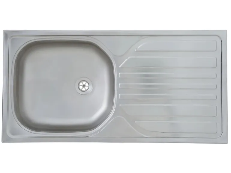 Respekta Küchenzeile Antons 280 cm Lärche Weiß Matt (DAH CH22078IXB)