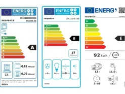 Respekta Küchenzeile Anton 220 cm Lärche Weiß Matt (DAH CH22078IXB)