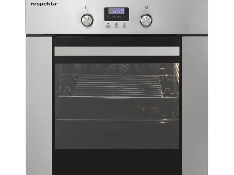 Respekta Küchenzeile GLRP320HESWM Grifflos 320 cm Weiß matt-Sonoma Eiche