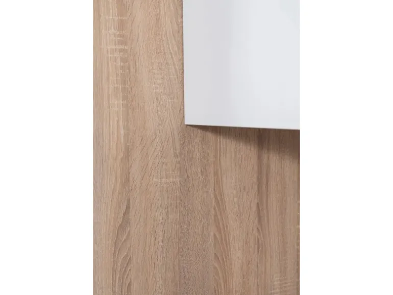 Respekta Küchenzeile GLRP370HESG Grifflos 370 cm Grau Hochglanz-Sonoma Eiche