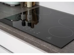 Respekta Küchenzeile GLRP280HWW 280 cm Weiß Hochglanz Granit-Optik Grifflos