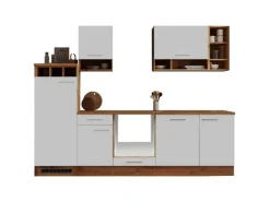 Respekta Küchenzeile Hilde LBBEKB280EWC ohne E-Geräte 280 cm Weiß