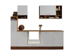 Respekta Küchenzeile Hilde LBBEKB250EWC ohne E-Geräte 250 cm Weiß