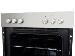 Respekta Küchenzeile KB280ENWPC 280 cm Weiß Eiche-Natura Nachbildung