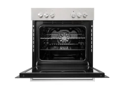 Respekta Küchenzeile KB280ENWPC 280 cm Weiß Eiche-Natura Nachbildung