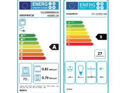 Respekta Küchenzeile KB210ESWC 210 cm Weiß-Eiche Sägerau Nachbildung