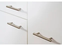 Respekta Küchenzeile KB300ESW 300 cm Weiß-Eiche Sägerau Nachbildung