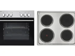 Respekta Küchenzeile KB310WG 310 cm Grau-Weiß