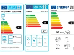 Respekta Küchenzeile KB250WS 250 cm Schwarz-Weiß