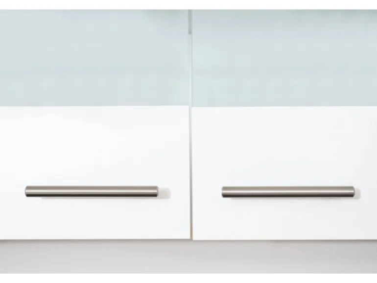 Respekta Küchenzeile KB300WW 300 cm Weiß