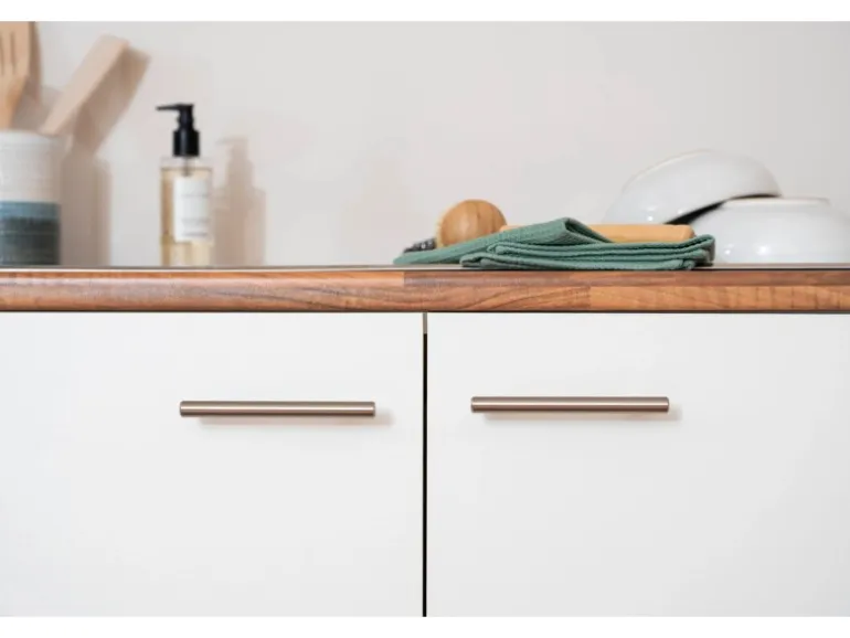 Respekta Küchenzeile KB300WW 300 cm Weiß