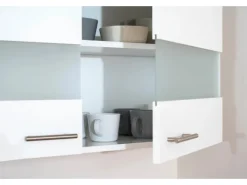 Respekta Küchenzeile KB300WWC 300 cm Weiß