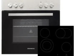 Respekta Küchenzeile Marleen 280 cm Artisan-Eiche Grau Matt Winkel