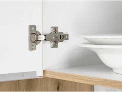 Respekta Küchenzeile Marleen 310 cm Artisan-Eiche Grau Matt Winkel