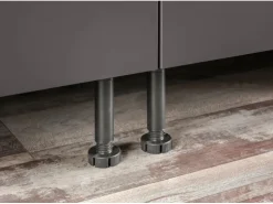 Respekta Küchenzeile Marleen 280 cm Artisan-Eiche Grau Matt