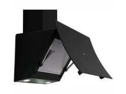 Respekta Konkave Schräghaube Alia Glasschirm Schwarz 60 cm