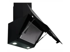 Respekta Konkave Schräghaube Alia Glasschirm Schwarz 60 cm