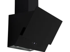 Respekta Kopffreie Schräghaube Nika Glasschirm Schwarz 60 cm