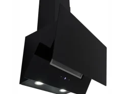 Respekta Kopffreie Schräghaube Nika Glasschirm Schwarz 60 cm