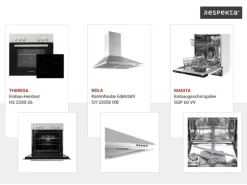 Respekta Landhaus Winkelküche Anton 310 x 172 cm mit Kücheninsel Lärche Weiß