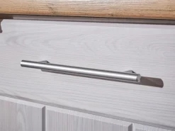 Respekta Landhaus Winkelküche/ Inselküche Anton 280 x 172 cm Lärche Weiß