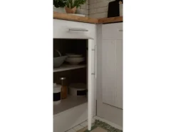 Respekta L-Küchenzeile Anton LBBERPL280LHWC ohne E-Geräte 280 cm Lärche Weiß