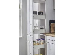 Respekta L-Küchenzeile Anton LBBERPL310LHWC ohne E-Geräte 310 cm Lärche Weiß