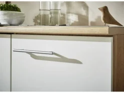 Respekta L-Küchenzeile Hilde LBBEKBL220EWC ohne E-Geräte 220 cm Weiß