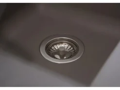 Respekta Mineralite Einbauspüle Denver 86 x 50 cm Betongrau