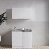 Respekta Miniküche MK100WOS 100 cm Weiß