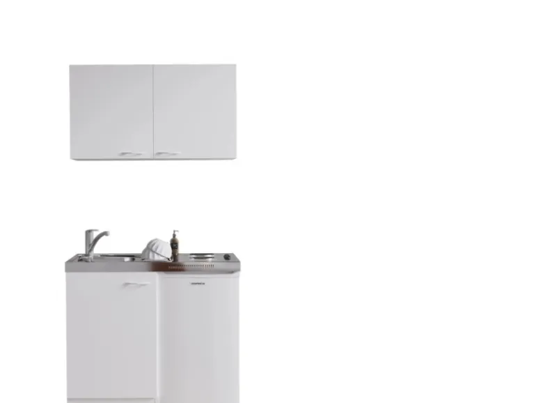 Respekta Miniküche MK100WOS 100 cm Weiß