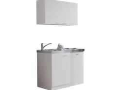 Respekta Miniküche MK100WOS 100 cm Weiß