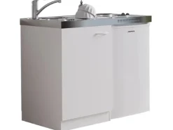 Respekta Miniküche Pantry 100S 100 cm Weiß