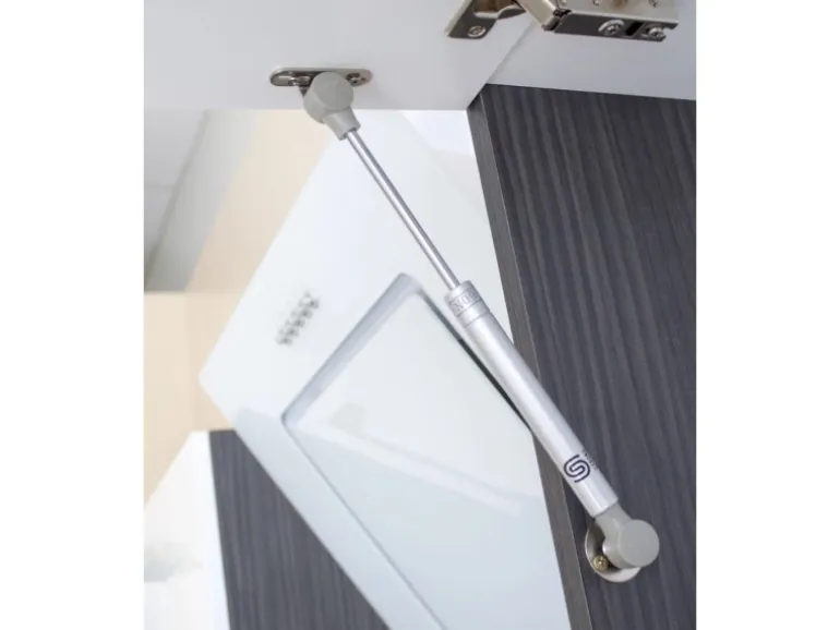 Respekta Premium Inselküche 310 cm Grau Hochglanz-Weiß