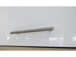 Respekta Premium Inselküche 280 cm Grau Hochglanz-Eiche Grau