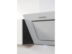 Respekta Premium Küchenzeile 210 cm Weiß Hochglanz-Eiche Grau mit 60 l Ofen