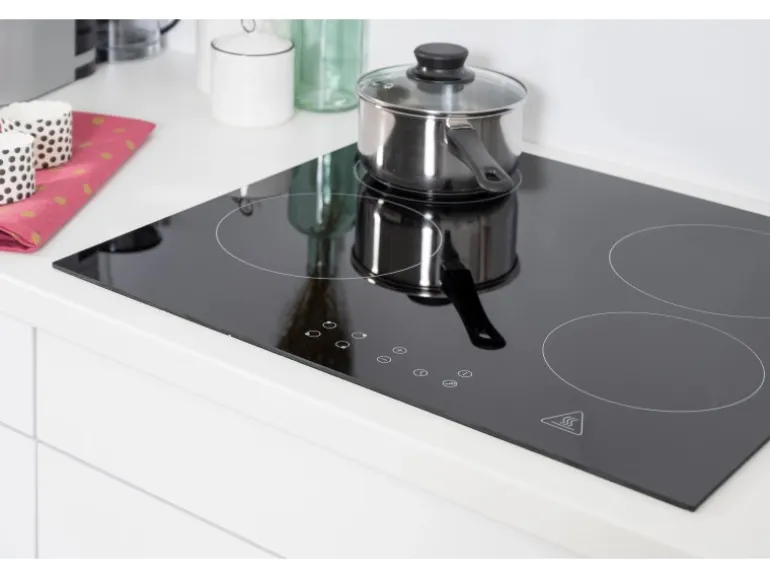 Respekta Premium Küchenzeile 270 cm Hochbau Schwarz Hochglanz-Eiche Grau