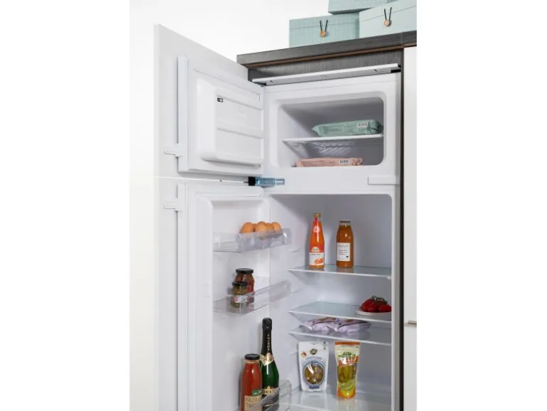 Respekta Premium Küchenzeile 280 cm Schwarz Hochglanz-Eiche Grau