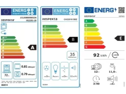 Respekta Premium Küchenzeile 250 cm Schwarz Hochglanz-Eiche Grau