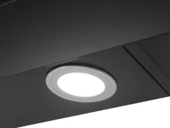 Respekta Premium Küchenzeile GLRP445HESSGKEOES Grifflos 445 cm Schwarz Eiche NB